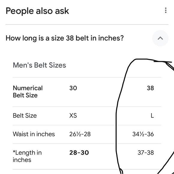 Nautica Black Leather Belt W/Silver Buckle Mens Size Large - Picture 5 of 5